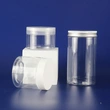 Transparent Body Cosmetic Plastic Jar With Lip Cap