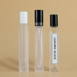 Empty  Transparent Perfume Square Spray Glass Bottle