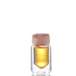 low price glass bottle vial glass with rubber head  double wall glass 