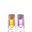 low price glass bottle vial glass with rubber head  double wall glass 