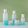 serum bottle skincare packaging skincare bottle green