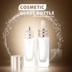 glass bottles 25ml transparent glass dropper bottle 
