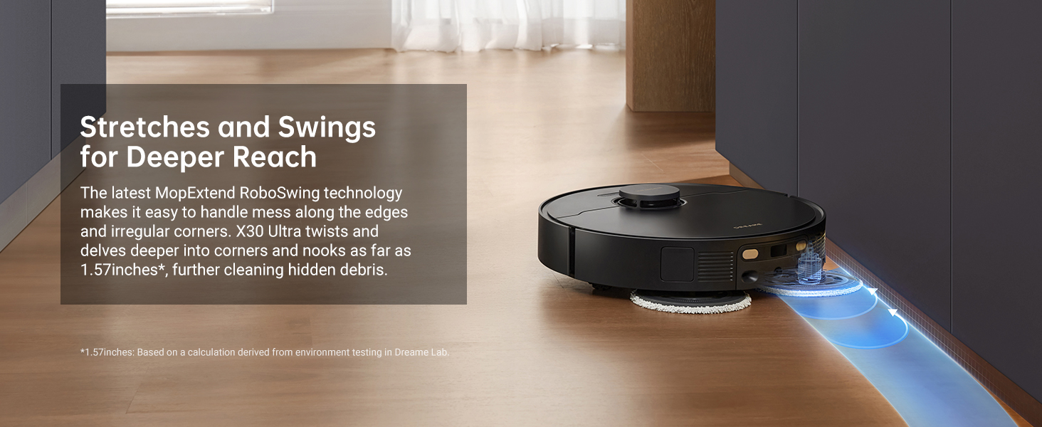 RoboSwing mopping technology抹布外扩