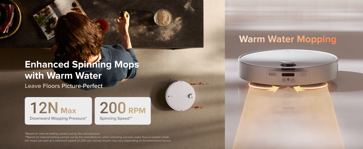 robot vacuum and mop