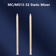 mc13-32 пластиковая машина статический смеситель ab эпоксидная смесительная трубка для дозирования смеси