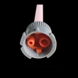 Статический смеситель quadro me05-24 (10: 1) ab адгезивный статический смеситель для 50 и 75 мл акрилового клея 10: 1 ab на твердой поверхности