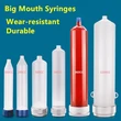 100cc большой дозирующий цилиндр шприца клей пластик дозирующая трубка шприца для дозирования жидкости