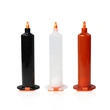 Precio barato 30cg jeringa dispensadora de pegamento de plástico transparente de diferentes colores para dispensador de líquido jeringa de pegamento