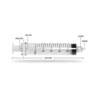 10ml Translucent Plastic Glue Syringe Barrel Industrial Manual Dispensing Syringe