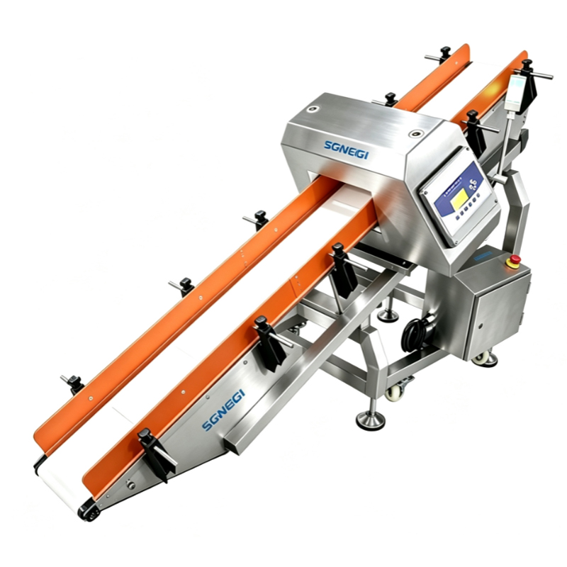 Automatic Industrial Tilting Conveyor Metal Detector Automatic Industrial Tilting Conveyor Metal Detector
