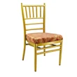  luxury white gold brass high back throne wedding chair 