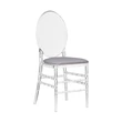 Cheap clear transparent plastic dining chair for wedding