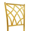 New modern style hotel wedding dining chair golden luxury
