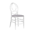 wholesale cheap price crystal plastic resin banquet napoleon chiavari chair 