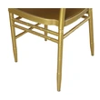 Gold Metal Stackable Wedding Banquet Chiavari Chair 