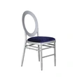 Customized metal steel iron Banquet Hall Cheap Chair for Hotel restaurant catering Stackable