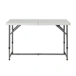 Folding dining table used White plastic table 