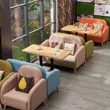 Western Restaurant Double Seater Sofa Set