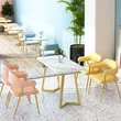 Restaurant furniture dining tables and chairs set