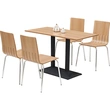 dinning table set fast-food restaurant table