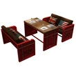  iron booth retro music sofa chair and table bar furniture