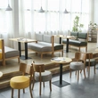 New coffee shop table and chairs Designer dining chair 