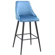 Modern Chair Velvet Upholstery Chair Bar Stool