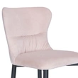 Vintage modern velvet dining chair
