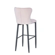 Vintage modern velvet dining chair