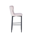 Vintage modern velvet dining chair