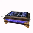 Custom Made LED Gold Resin Modern KTV Table