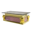KTV Luminous Tea Table Gold Color