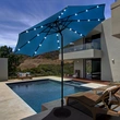 Custom umbrella Garden Outdoor Parasol beach led lights