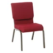 cheap used interlocking stacking metal padded church chair
