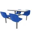  School Restaurant Canteen Four Seats and Chairs