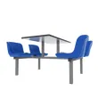  School Restaurant Canteen Four Seats and Chairs