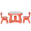 Plastic Indoor Baby Furniture Children Chair And Table Set