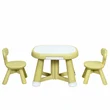 Plastic Indoor Baby Furniture Children Chair And Table Set