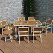 Good Quality Bali Outdoor Teak Look Plastic Wood Furniture