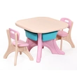 color plastic kids table and chair set