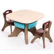 color plastic kids table and chair set