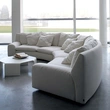 Round sectional sofa modern white circle couch sofa