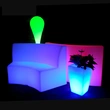  PE Plastic Illuminated Furniture for Home Garden LED  Sofa
