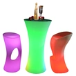  event outdoor high top cocktail led  table and chairs set
