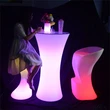  event outdoor high top cocktail led  table and chairs set