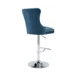 Modern Tufted Swivel Stool Metal Base for Home Kitchen Bar