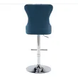 Modern Tufted Swivel Stool Metal Base for Home Kitchen Bar