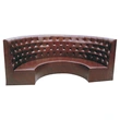 Factory Customize Shaped half circle restaurant booths 