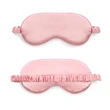 satin shading sleep eyemasks with embroidered logo