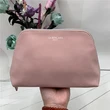 large capacity frosted PU shells cosmetic bag pale pink